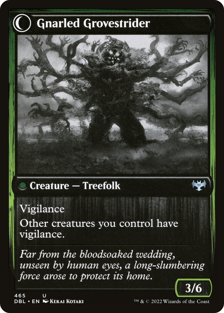 Image of Dormant Grove (DBL-465) - Innistrad: Double Feature: (Double Faced Transform) Foil