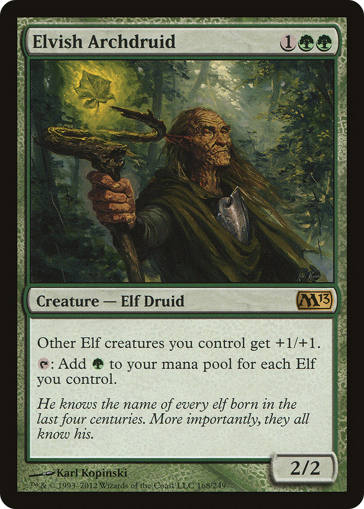 Image of Elvish Archdruid (M13-168) - Magic 2013