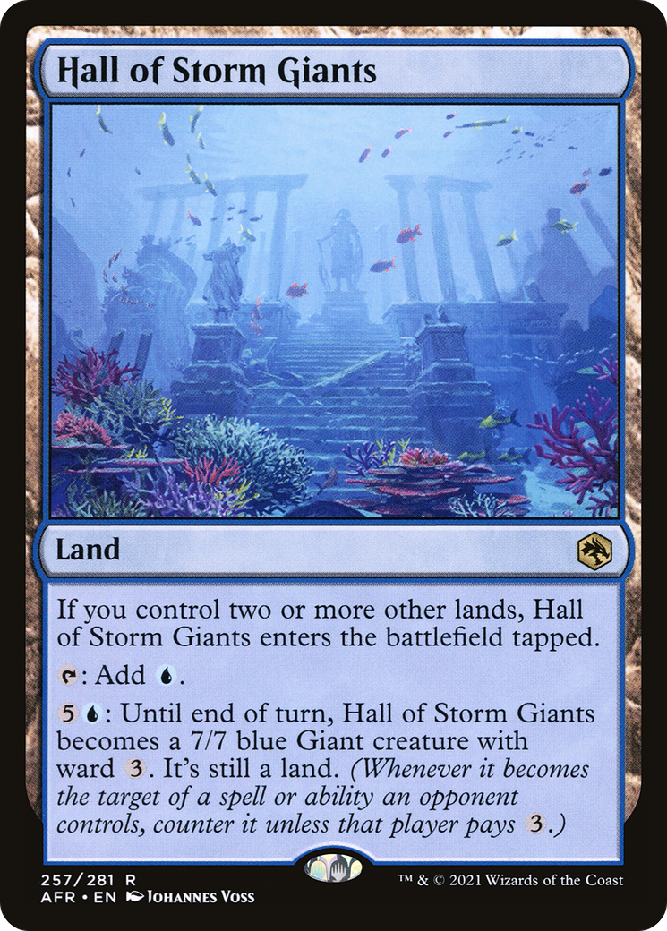 Image of Hall of Storm Giants (AFR-257) - Adventures in the Forgotten Realms