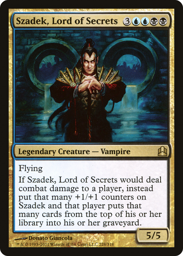 Image of Szadek, Lord of Secrets (CMD-228) - Commander 2011