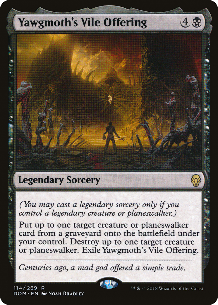 Image of Yawgmoth's Vile Offering (DOM-114) - Dominaria