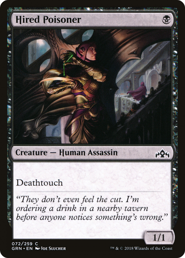 Image of Hired Poisoner (GRN-072) - Guilds of Ravnica