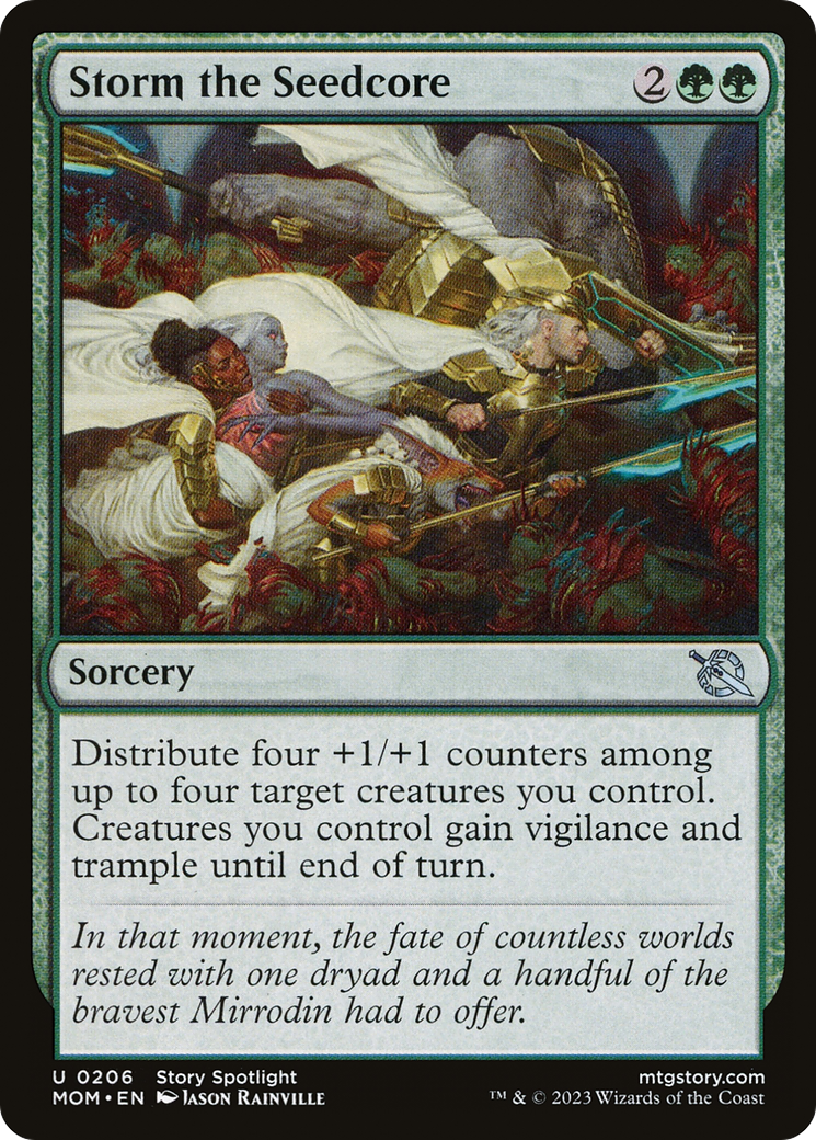 Image of Storm the Seedcore (MOM-206) - March of the Machine Foil