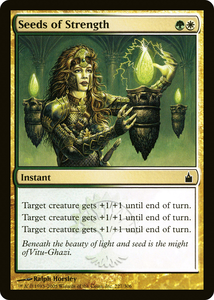 Image of Seeds of Strength (RAV-227) - Ravnica: City of Guilds