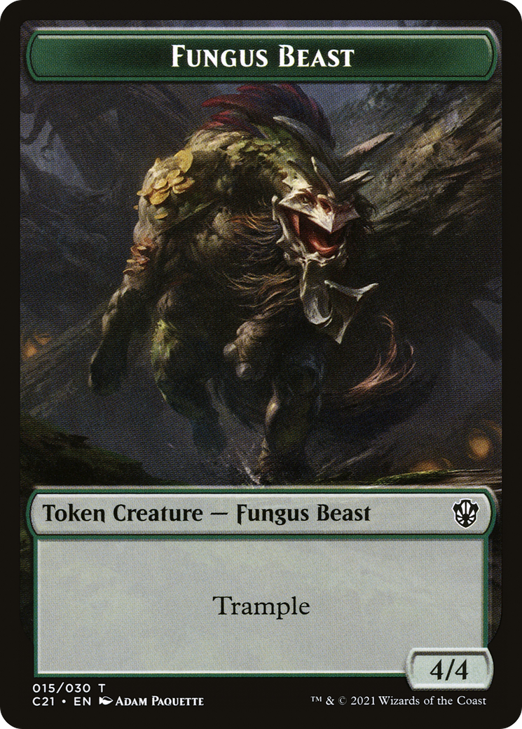 Image of Fungus Beast (TC21-015) - Commander 2021 Tokens