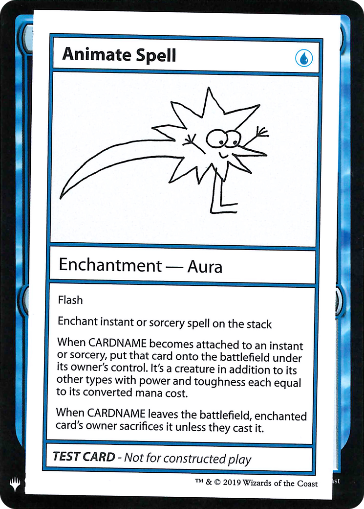 Image of Animate Spell (CMB1-016) - Mystery Booster Playtest Cards 2019