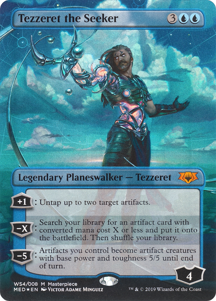 Image of Tezzeret the Seeker (MED3-WS4) - Mythic Edition (Borderless) Foil