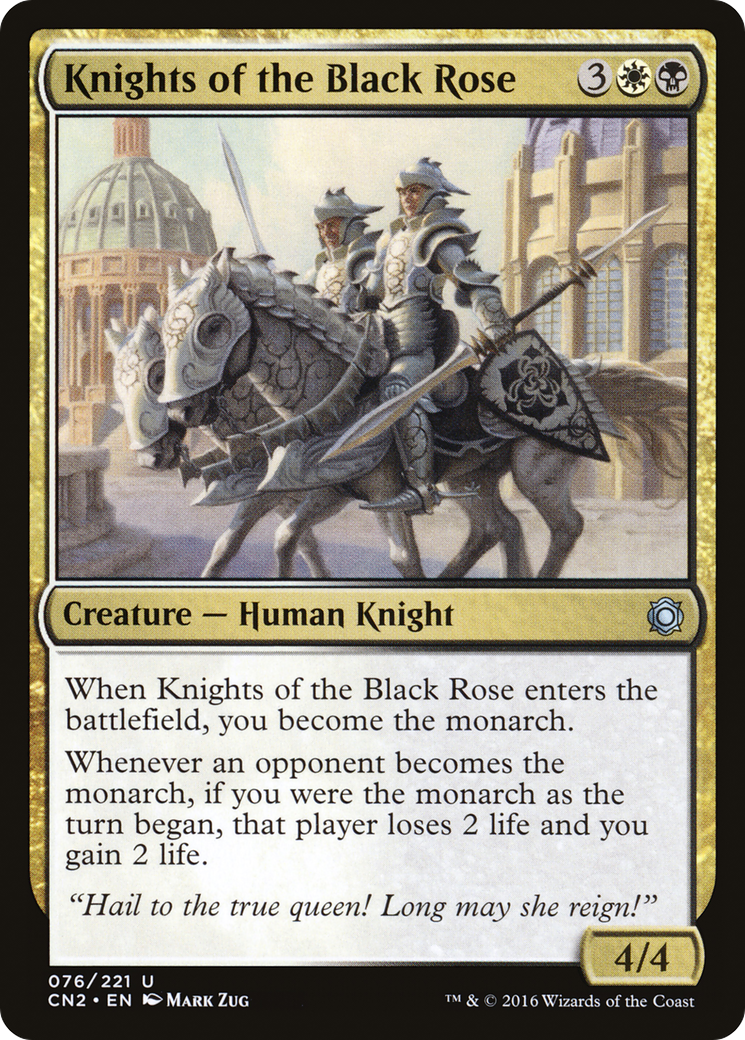 Image of Knights of the Black Rose (CN2-076) - Conspiracy: Take the Crown