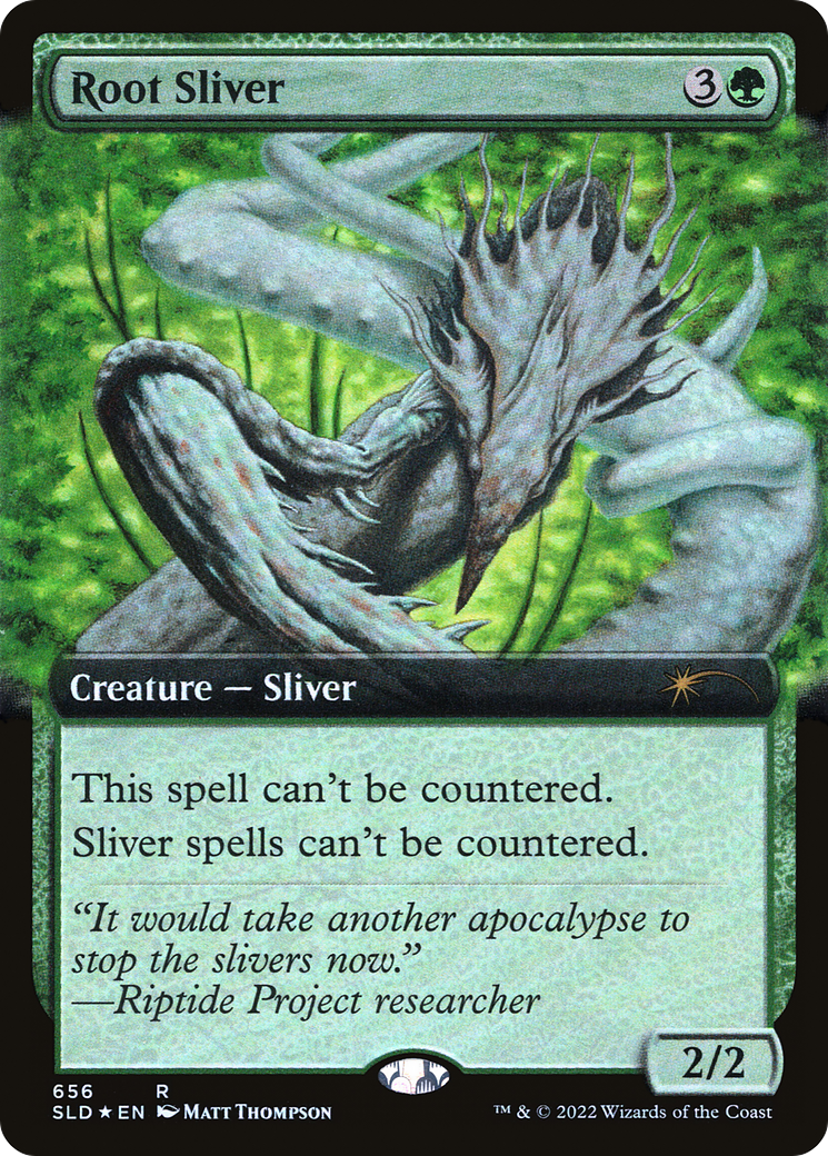 Image of Root Sliver (Extended Art) (SLD-656) - Secret Lair Drop: (Extended Art) Foil