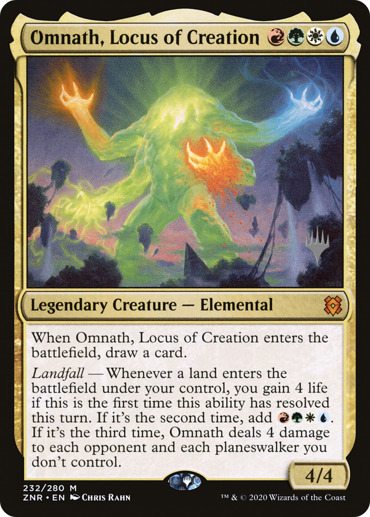 Image of Omnath, Locus of Creation (PPZNR-232) - Zendikar Rising Promos Foil