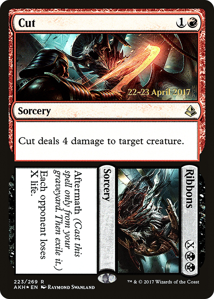 Image of Cut // Ribbons (PRE-223S) - Amonkhet Promos Foil