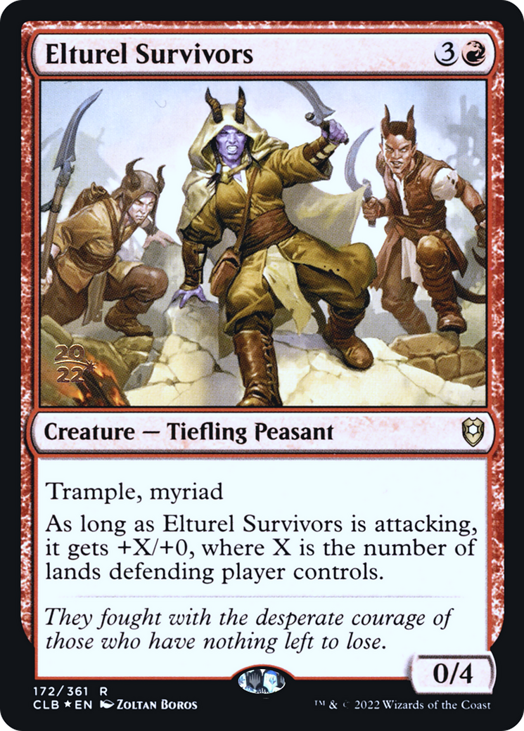Image of Elturel Survivors (PRE-172) - Battle for Baldur's Gate Promos Foil