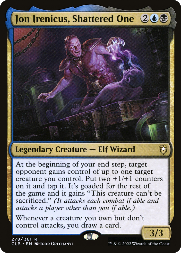 Image of Jon Irenicus, Shattered One (CLB-278) - Commander Legends: Battle for Baldur's Gate