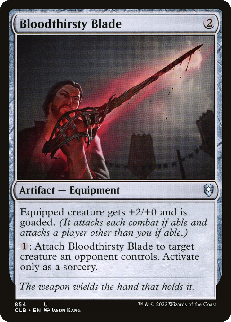 Image of Bloodthirsty Blade (CLB-854) - Commander Legends: Battle for Baldur's Gate