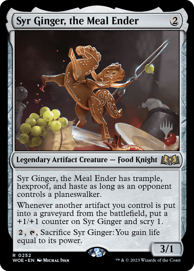 Image of Syr Ginger, the Meal Ender (PPWOE-252) - Wilds of Eldraine Promos