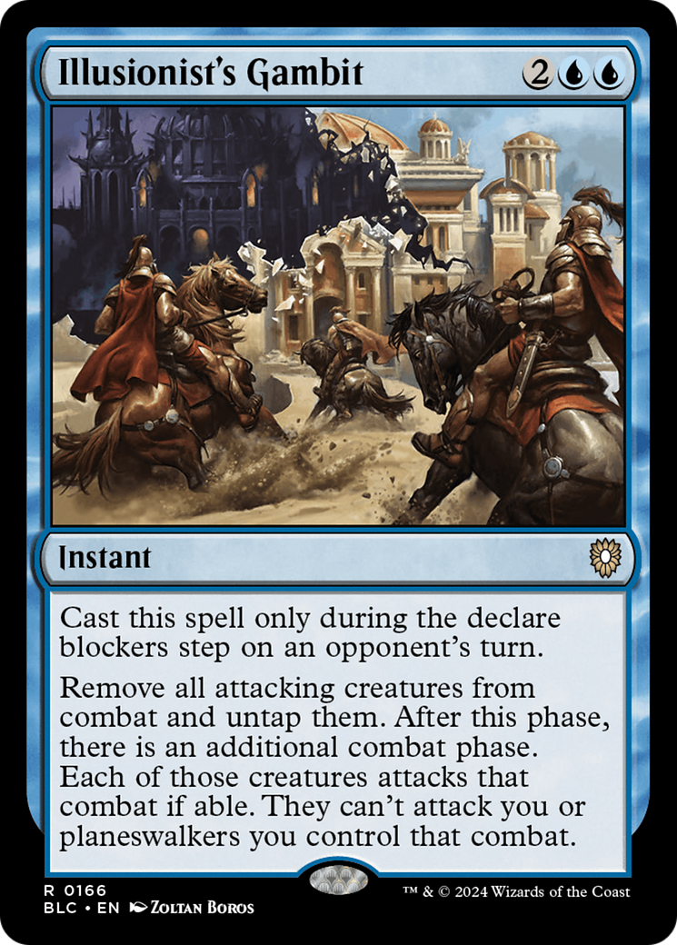 Image of Illusionist's Gambit (BLC-166) - Bloomburrow Commander