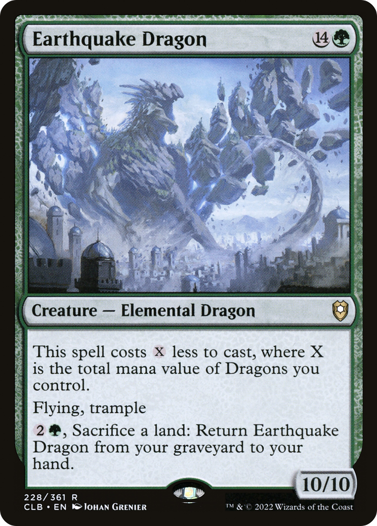 Image of Earthquake Dragon (CLB-228) - Commander Legends: Battle for Baldur's Gate