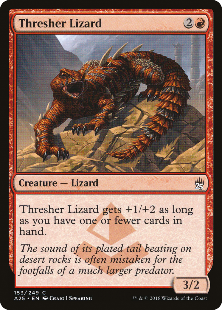 Image of Thresher Lizard (A25-153) - Masters 25
