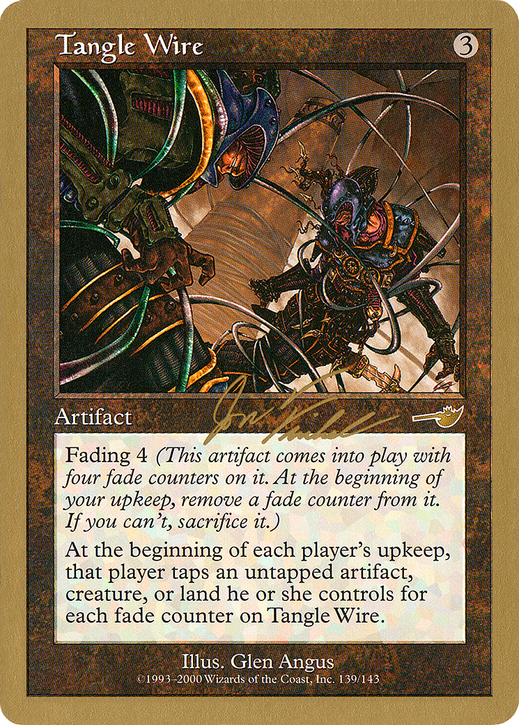 Image of Tangle Wire - 2000 Jon Finkel (NMS) (WCD-) - World Championship Decks 2000