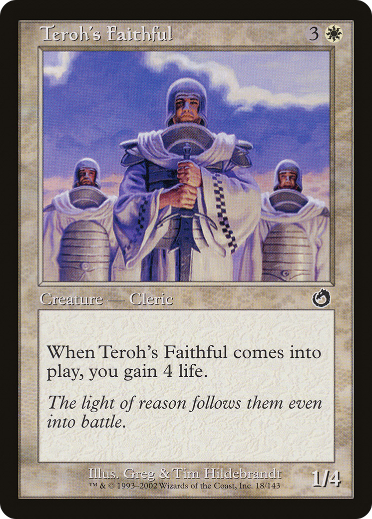 Image of Teroh's Faithful (TOR-018) - Torment Foil