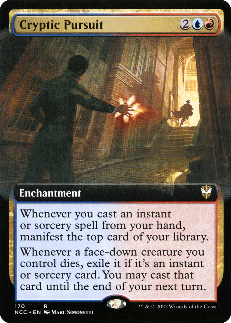 Image of Cryptic Pursuit (Extended Art) (NCC-170) - New Capenna Commander: (Extended Art)