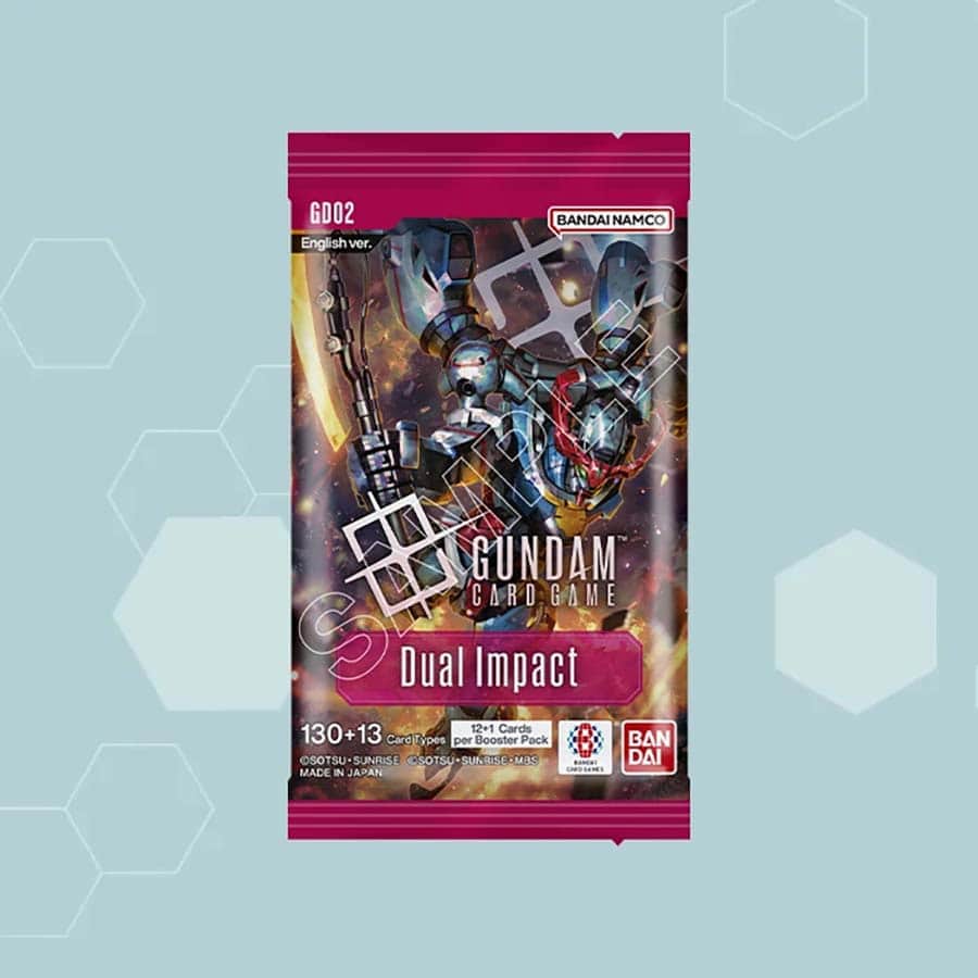 Image of GUNDAM CARD GAME: BOOSTER PACK: DUAL IMPACT [GD02] Pack