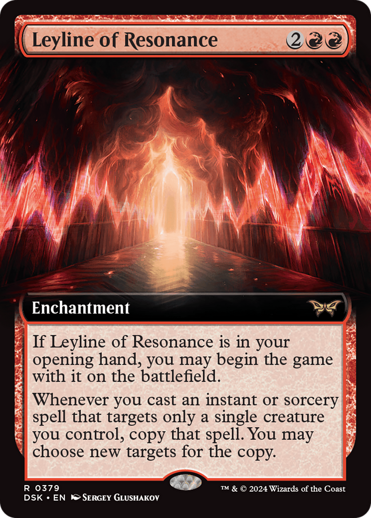 Image of Leyline of Resonance (Extended Art) (DSK-379) - Duskmourn: House of Horror: (Extended Art) Foil