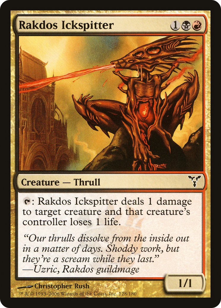 Image of Rakdos Ickspitter (DIS-) - Dissension