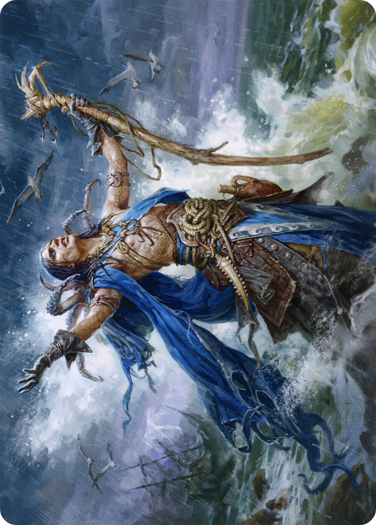 Image of Lier, Disciple of the Drowned // Lier, Disciple of the Drowned (AMID-025) - Midnight Hunt Art Series (Borderless)