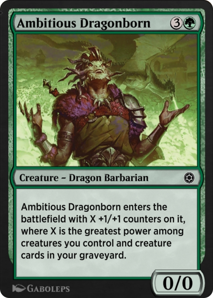 Image of Ambitious Dragonborn (HBG-198) - Alchemy Horizons: Baldur's Gate
