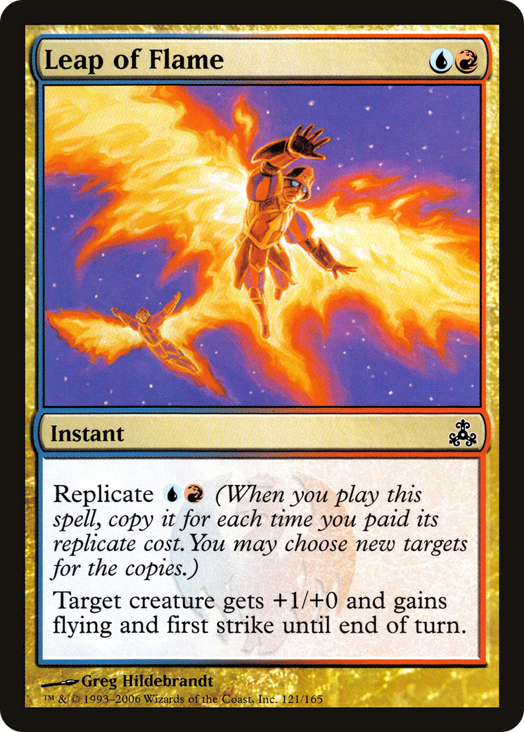 Image of Leap of Flame (GPT-121) - Guildpact Foil