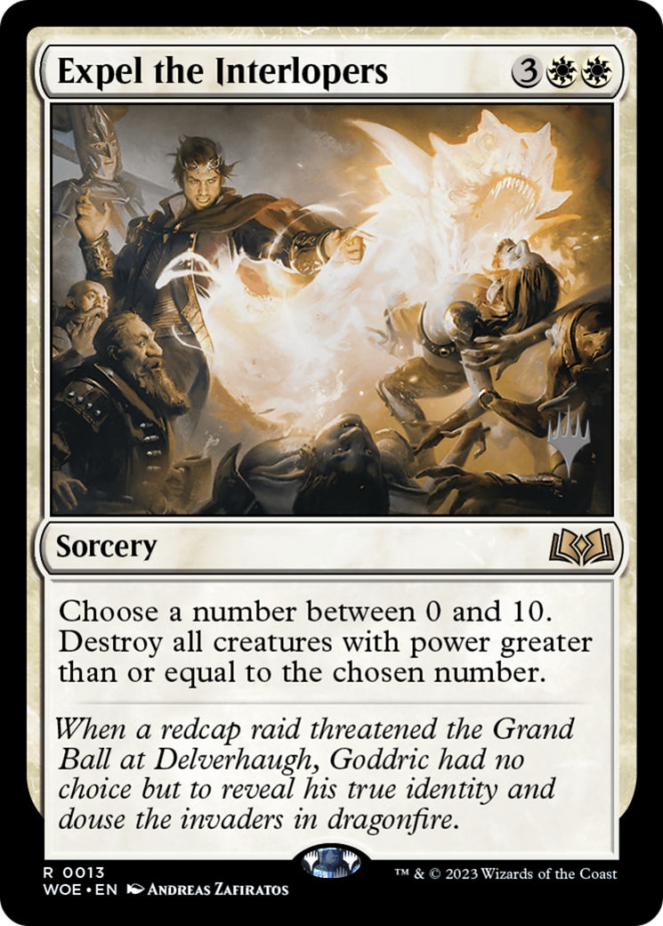 Image of Expel the Interlopers (PPWOE-013) - Wilds of Eldraine Promos