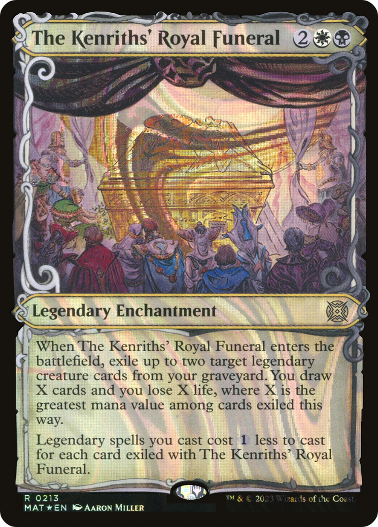 Image of The Kenriths' Royal Funeral (Halo Foil) (MAT-213) - March of the Machine: The Aftermath: (Showcase) Foil
