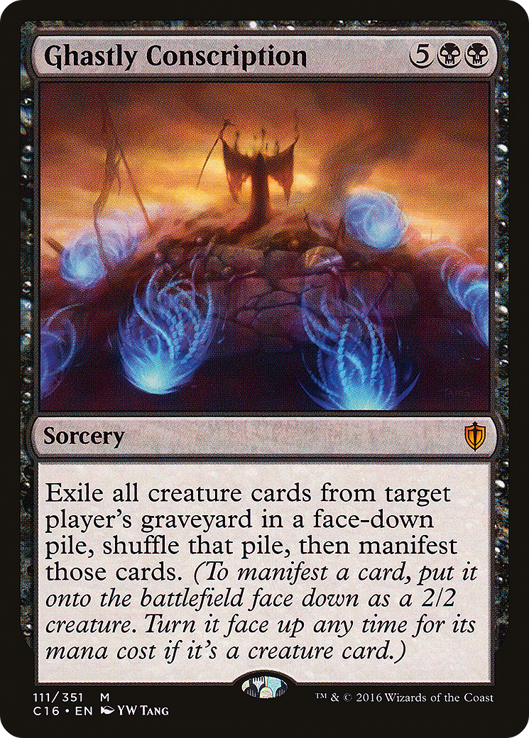 Image of Ghastly Conscription (C16-111) - Commander 2016