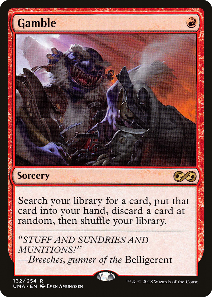 Image of Gamble (UMA-132) - Ultimate Masters Foil