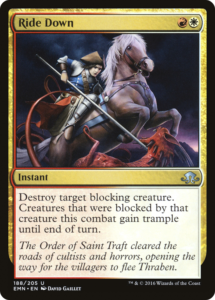Image of Ride Down (EMN-188) - Eldritch Moon Foil