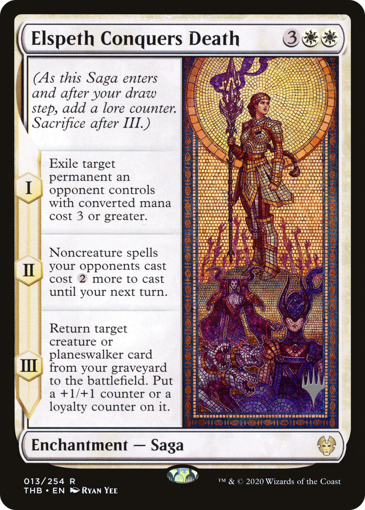 Image of Elspeth Conquers Death (PPTHB-13P) - Theros Beyond Death Promos