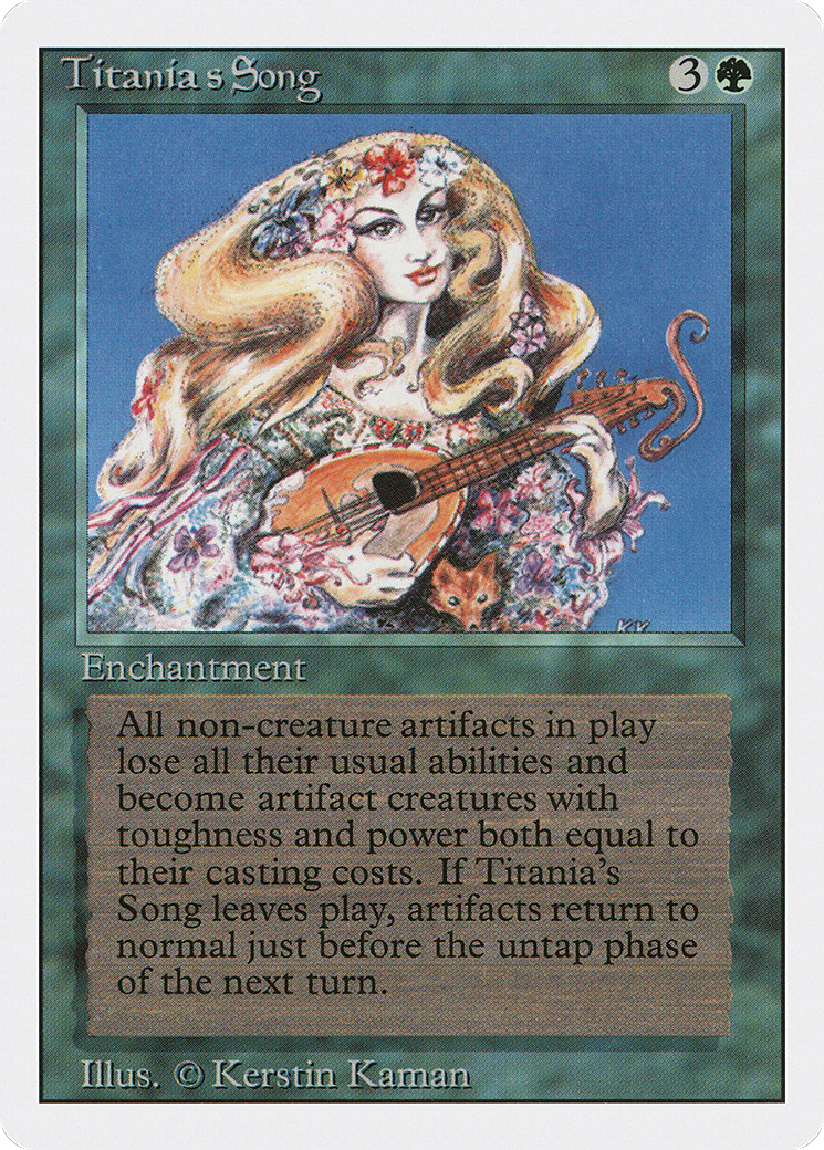 Image of Titania's Song (3ED-) - Revised Edition