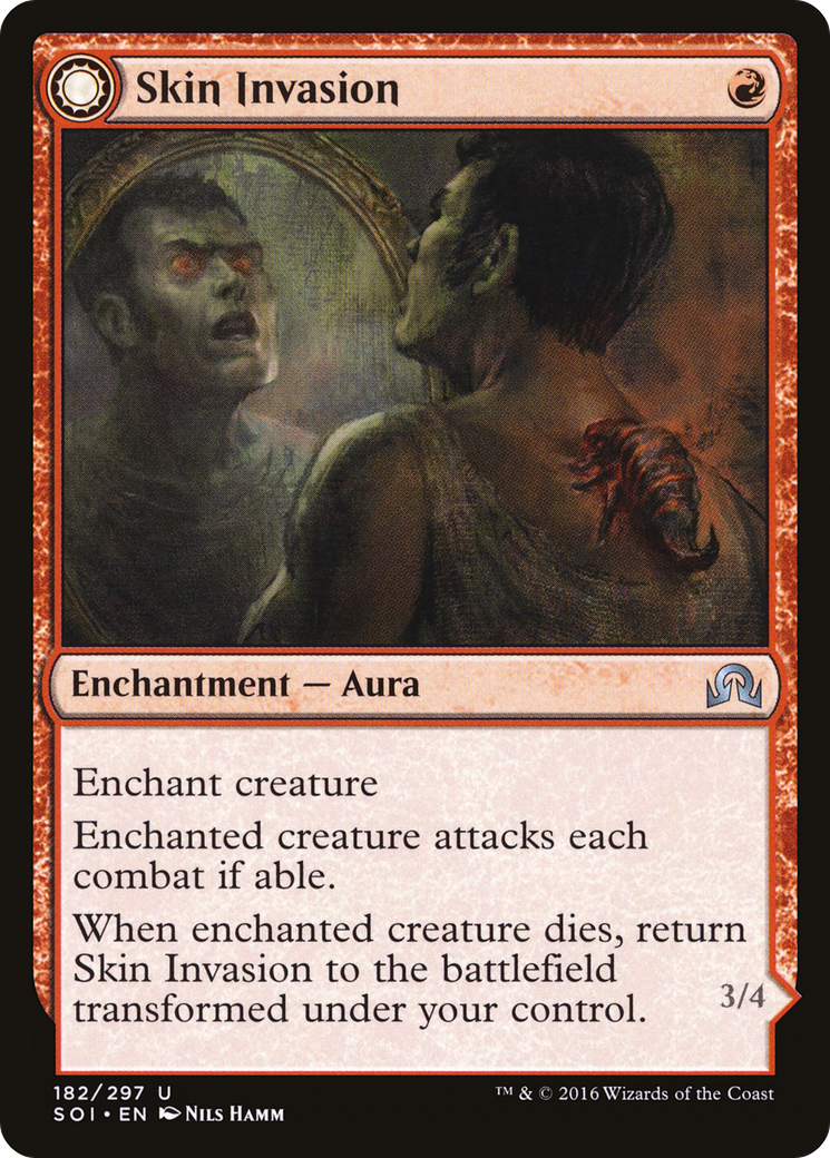 Image of Skin Invasion (SOI-182) - Shadows over Innistrad: (Double Faced Transform)