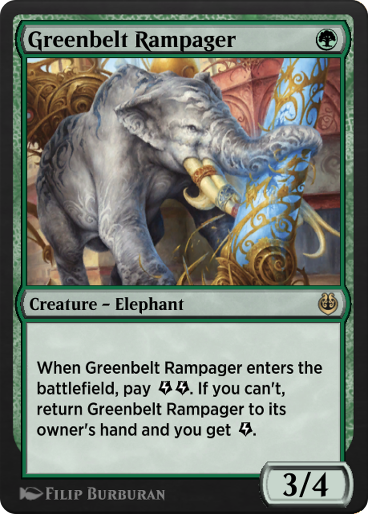 Image of Greenbelt Rampager (KLR-160) - Kaladesh Remastered
