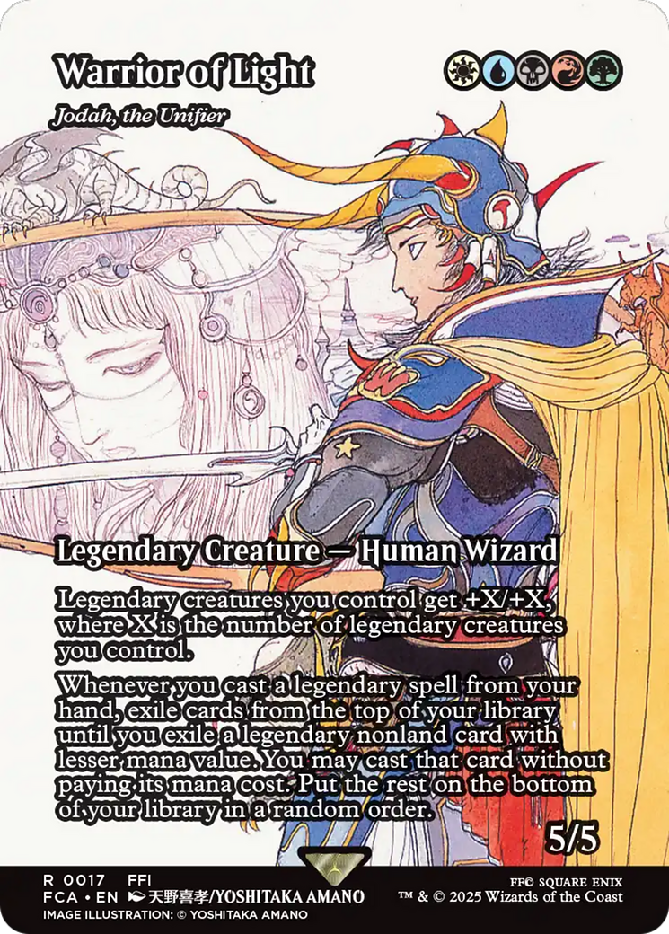 Image of Warrior of Light - Jodah, the Unifier (Showcase) (FCA-017) - FINAL FANTASY: Through the Ages / Warrior of Light (Borderless)