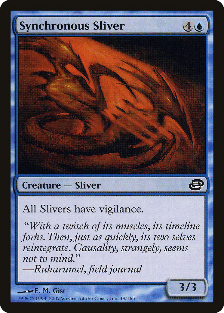 Image of Synchronous Sliver (PLC-048) - Planar Chaos Foil
