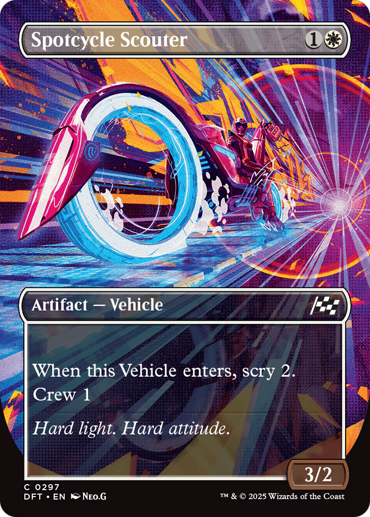 Image of Spotcycle Scouter (Borderless) (DFT-297) - Aetherdrift (Borderless)