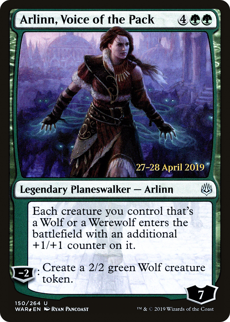 Image of Arlinn, Voice of the Pack (PRE-150S) - War of the Spark Promos Foil