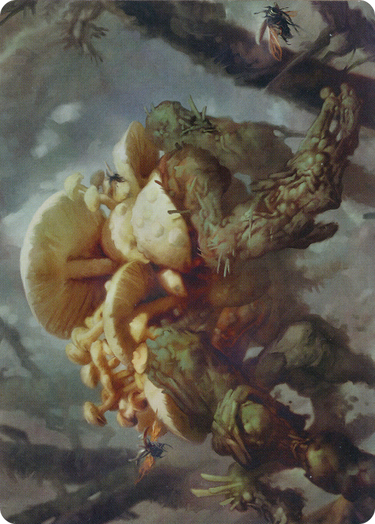 Image of Swarm Shambler // Swarm Shambler (AZNR-073) - Zendikar Rising Art Series (Borderless) Foil