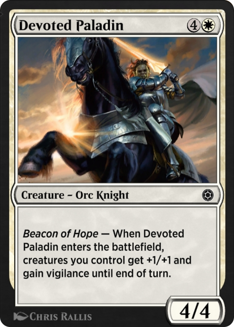 Image of Devoted Paladin (HBG-088) - Alchemy Horizons: Baldur's Gate