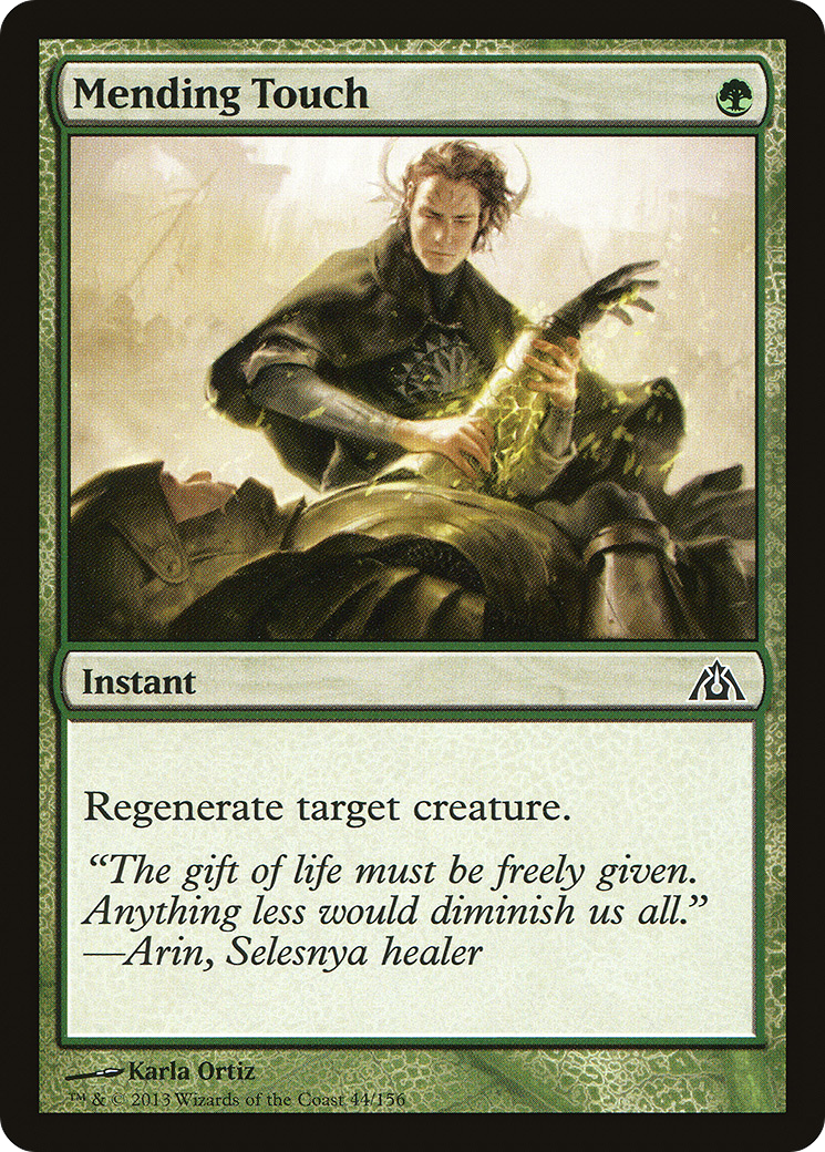 Image of Mending Touch (DGM-044) - Dragon's Maze Foil