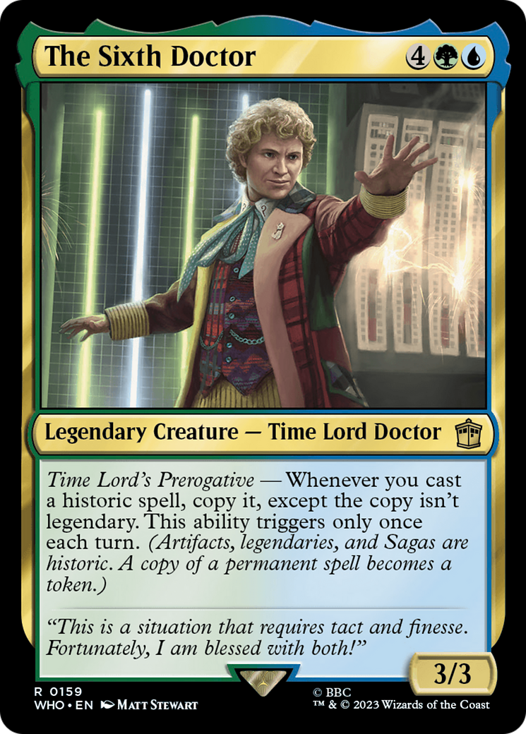 Image of The Sixth Doctor (WHO-159) - Doctor Who