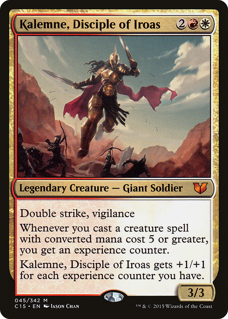 Image of Kalemne, Disciple of Iroas (C15-045) - Commander 2015