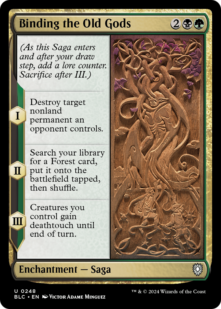 Image of Binding the Old Gods (BLC-248) - Bloomburrow Commander